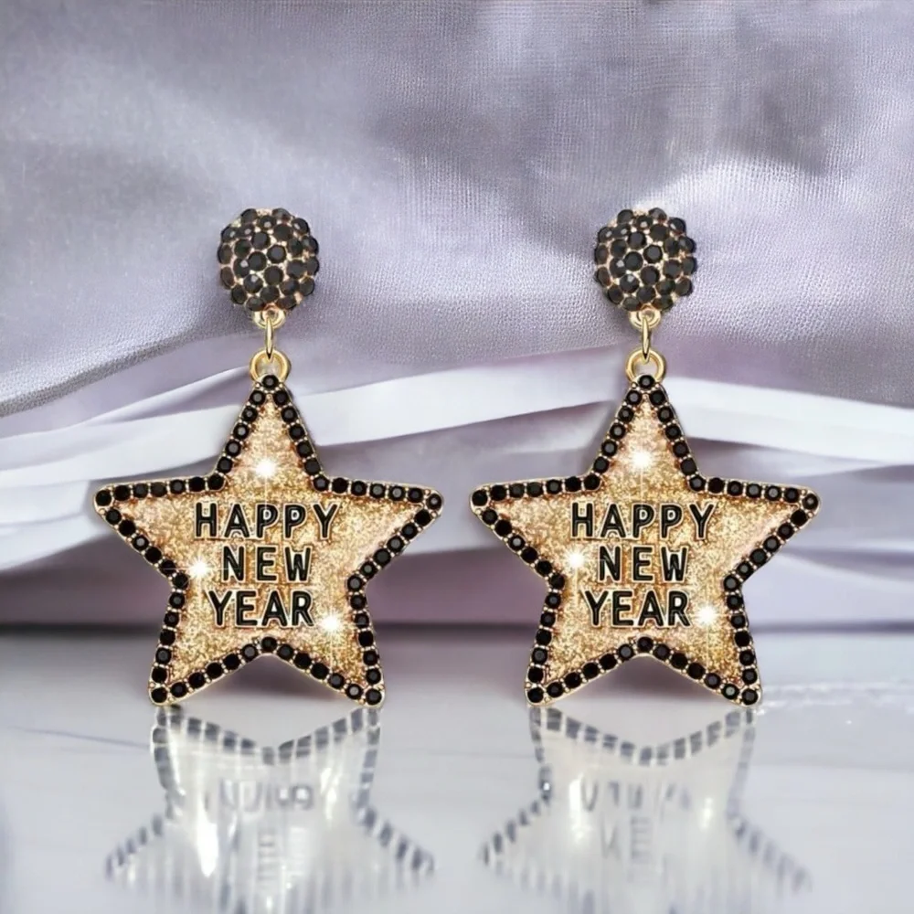 Sparkle Into the New Year with Star-Studded Earrings! 🌟 NWT NYE Accessories
